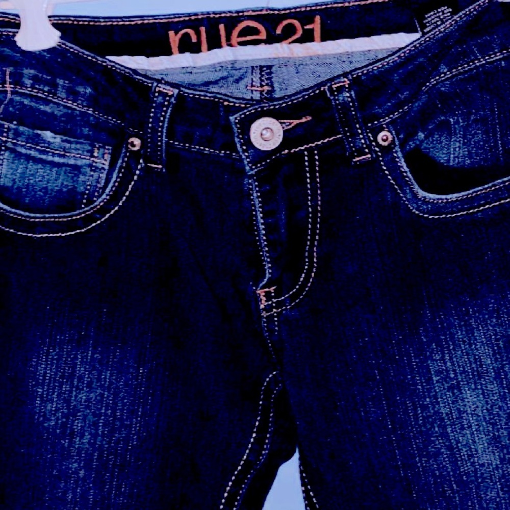 Bootcut fit blue jeans like new
